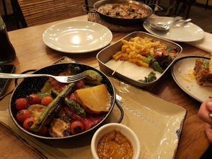 All in one 😂 at Hotel & Restaurant Marina Palamós in Palamos