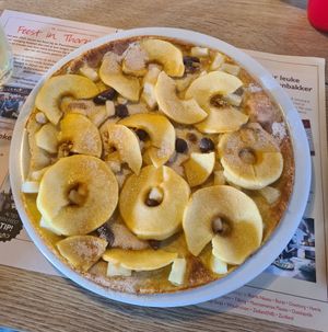 Pineapple, nuts & apple pancake at De Pannekoekenbakker  in Woudrichem