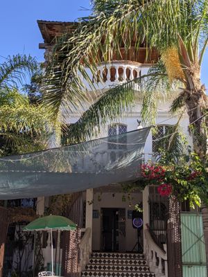 Entrance at Café La Palma in San Miguel De Allende