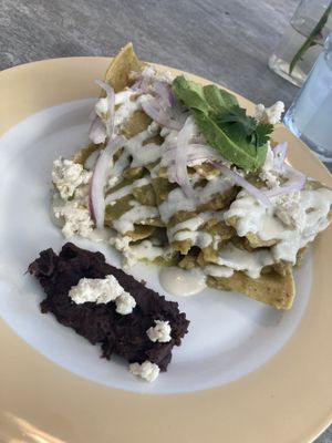Chilaquiles SO GOOD  at Café La Palma in San Miguel De Allende