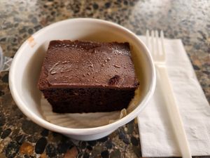 Vegan Brownie at Laurelle's Fine Foods in Vancouver