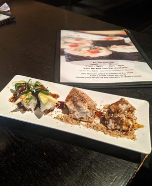 Veggie nigiri plate at Kei Sushi in Reno