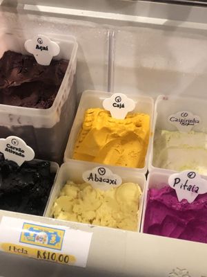 Algumas opções veganas  at Bolinha Sorvetes  in Barreirinhas