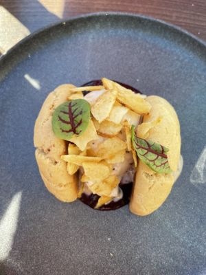 Sandwich cookie ice crea  at Good Dogs Plant Foods in Vancouver