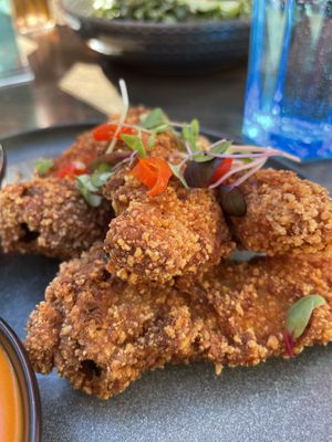 Sticky mushrooms   at Good Dogs Plant Foods in Vancouver