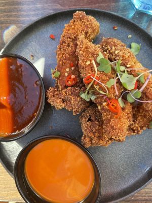 Mushroom appetizer   at Good Dogs Plant Foods in Vancouver