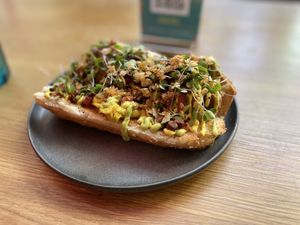 Hot Dog   at Good Dogs Plant Foods in Vancouver