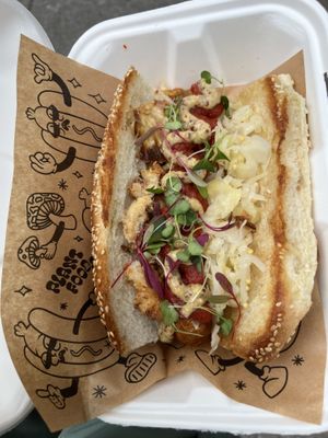 Ballpark dog  at Good Dogs Plant Foods in Vancouver