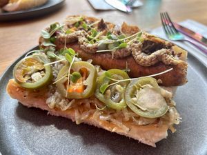 Kraken dog  at Good Dogs Plant Foods in Vancouver