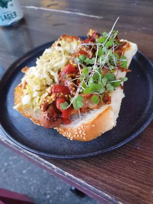 Classic dog at Good Dogs Plant Foods in Vancouver