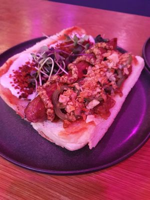 Dog at Good Dogs Plant Foods in Vancouver