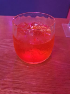 Cocktail at Good Dogs Plant Foods in Vancouver