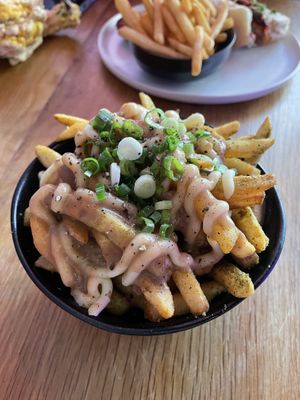 Poutine!!  at Good Dogs Plant Foods in Vancouver