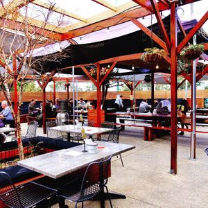 Outdoor area at Blasta Brewing Company in Burswood