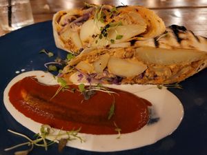 Potato burrito at Blasta Brewing Company in Burswood