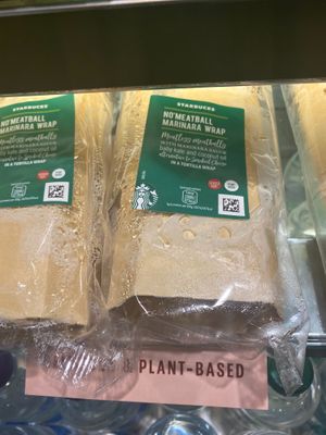 Non-meatball wrap at Starbucks - Wardour in London