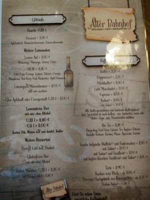 Drinks & Cakes at Alter Bahnhof in Sprockhoevel