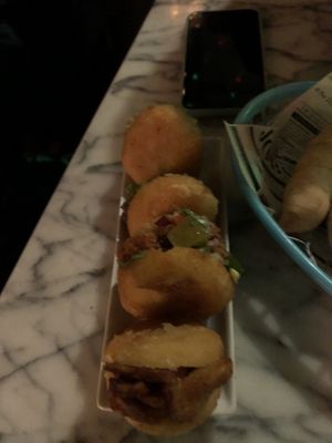 4 arepas   at El Rabipelao in Barcelona