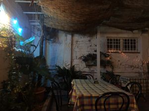The patio  at El Rabipelao in Barcelona