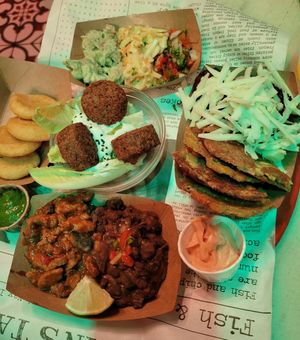 Variety "Rabi" tapas for two - a complete meal! at El Rabipelao in Barcelona