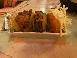 Mini arepitas  at El Rabipelao in Barcelona