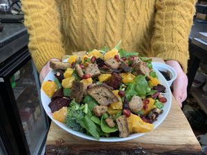 Allotment salad at The Garden Kitchen in Ansty