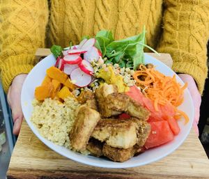 Buddha bowl at The Garden Kitchen in Ansty