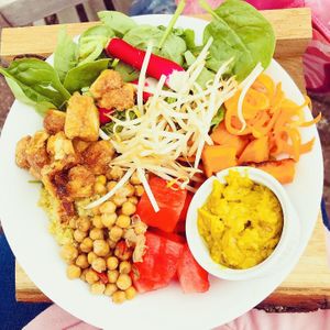 Buddha bowl at The Garden Kitchen in Ansty