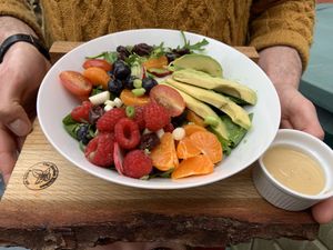 Summer salad at The Garden Kitchen in Ansty