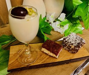 Trio of dessert  at The Garden Kitchen in Ansty