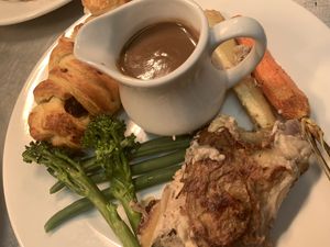 Supper club beetroot Wellington  at The Garden Kitchen in Ansty