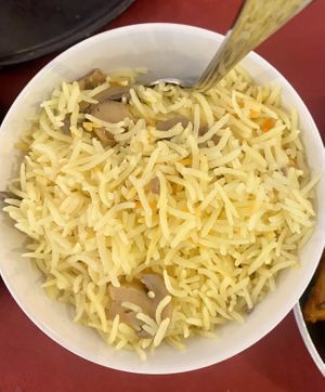 Mushroom Pilau Rice  at The Curry Leaf in Lagos