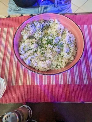 Vegetable risotto at Trumeza in Sarande