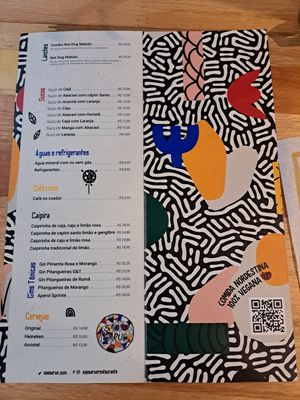 Menu 06/2022 at São Saruê in Sao Paulo