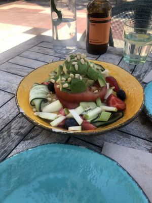 Tomato steak salad   at A Vocados in Platja Daro