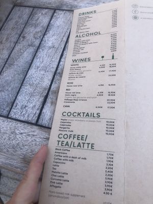 Drinks   at A Vocados in Platja Daro