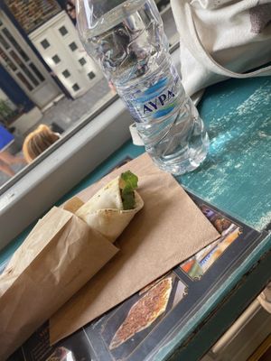   at Not Just Falafel in Athens