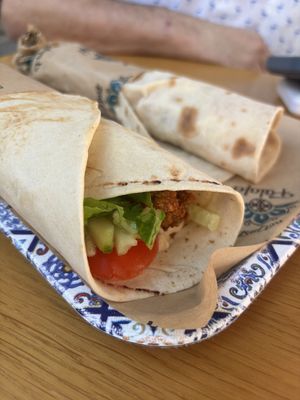   at Not Just Falafel in Athens