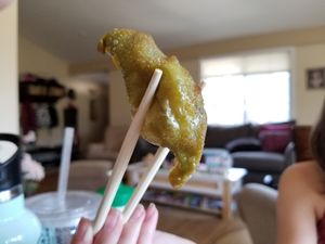 Gyoza at Rakkan Ramen in Boulder