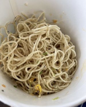 Vegan ramen noodles (gluten based)  at Rakkan Ramen in Boulder