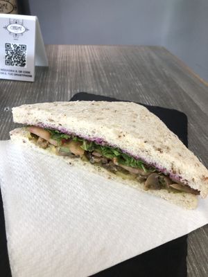 Vegan sandwich 🥪 2/10   at Charme Cafè in Olbia