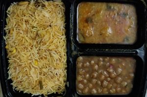 Vegan thali at Mama Khan in Montreal