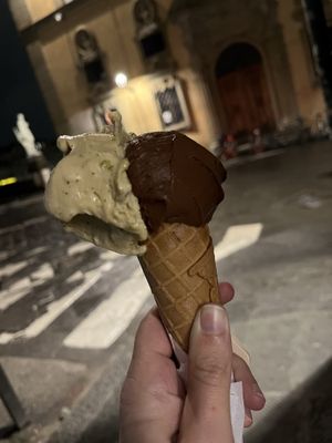   at Gelateria Santa Trinita in Florence