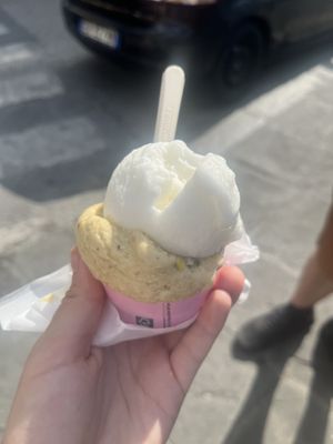   at Gelateria Santa Trinita in Florence