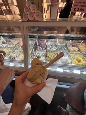   at Gelateria Santa Trinita in Florence