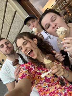   at Gelateria Santa Trinita in Florence