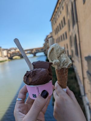  at Gelateria Santa Trinita in Florence