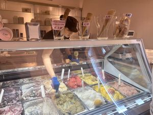   at Gelateria Santa Trinita in Florence