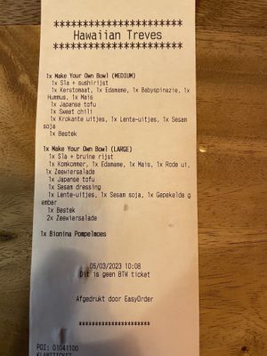   at Hawaiian Poke Bowl in Brussels