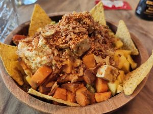 Medium bowl with tofu etc. at Hawaiian Poke Bowl in Brussels